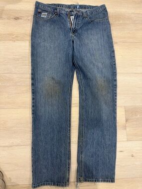 Cinch Men's Straight-Leg Blue Denim Jeans 38x36